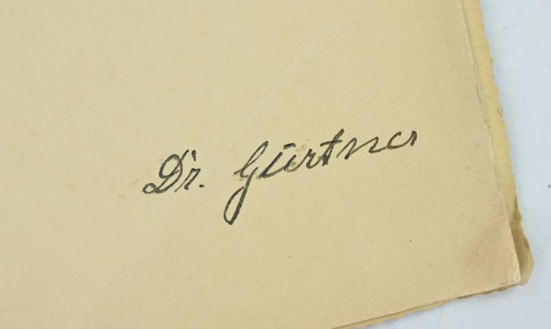 German Third Reich Promotion Document 'Oberamtsrichter'