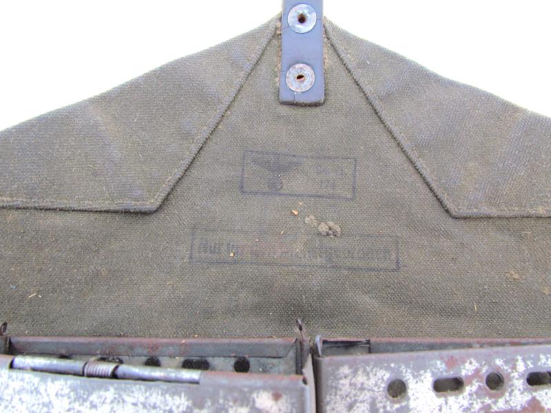 German WWI Folding Lantern in Pouch