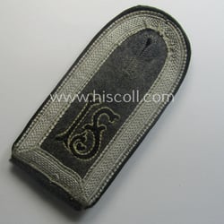 Single, neatly 'cyphered' WH (Luftwaffe), NCO-type shoulderstrap as...
