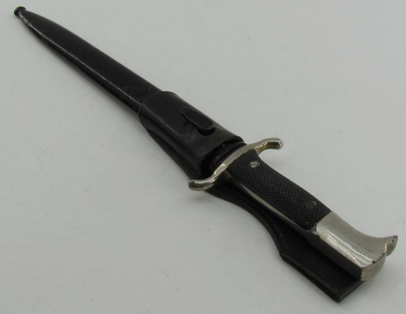 RARE German fire brigade ‘Feuerwehr’ saw tooth dress bayonet by E. Pack & S.