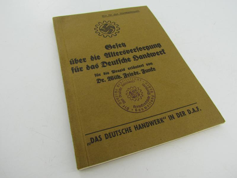 Book : "Das Deutsche handwerk" in der DAF