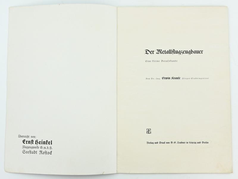 German Third Reich Era Magazine Firma Heinkel