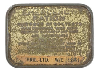British WW2 tin can of Emergency Ration