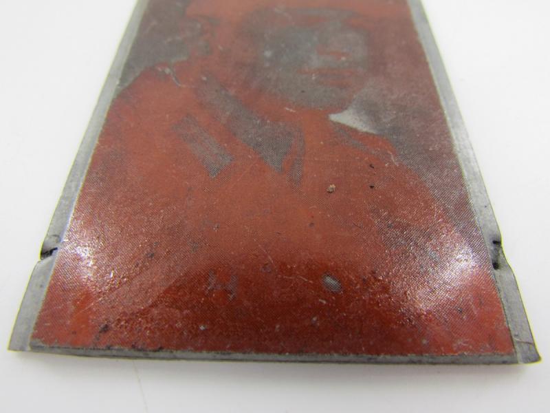 Original German Newspaper Photo “Druckplatte” (printing plate)