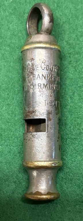 1917 Dated Infantry Whistle