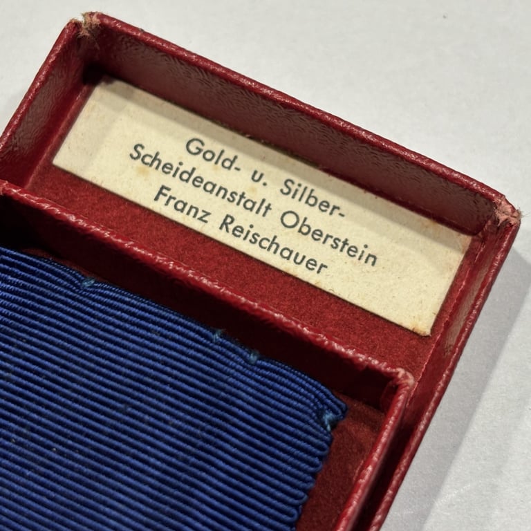 Cased Twenty-five Years Faithful Service Medal