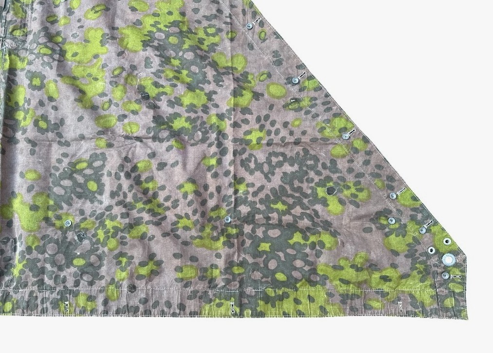 Rare Original Waffen-SS Reversible Planetree Camouflage Zeltbahn 31