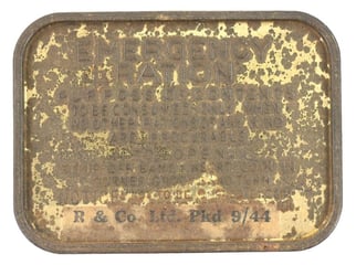British WW2 Emergency Ration Tin Can