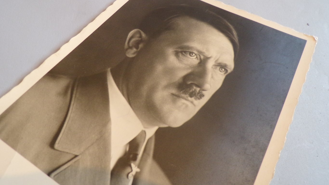 Original Hoffmann Photo Postcard Adolf Hitler