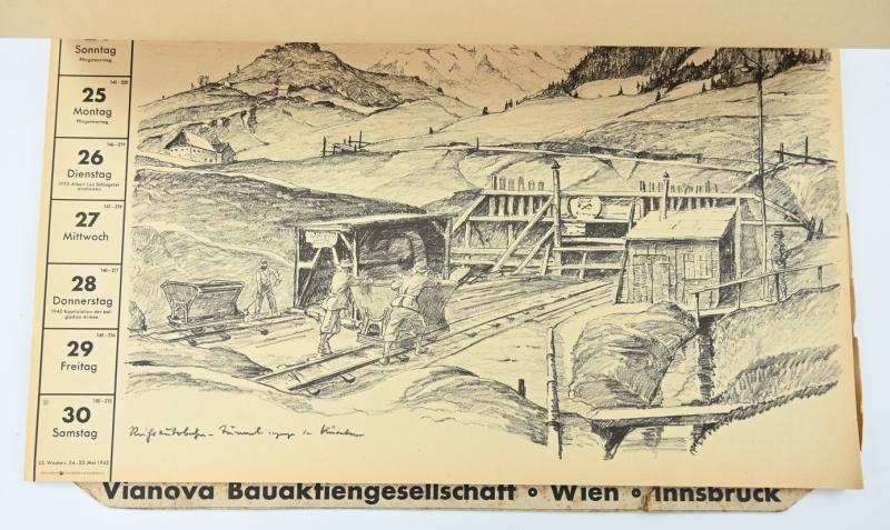 German Third Reich Road Kalender 1942