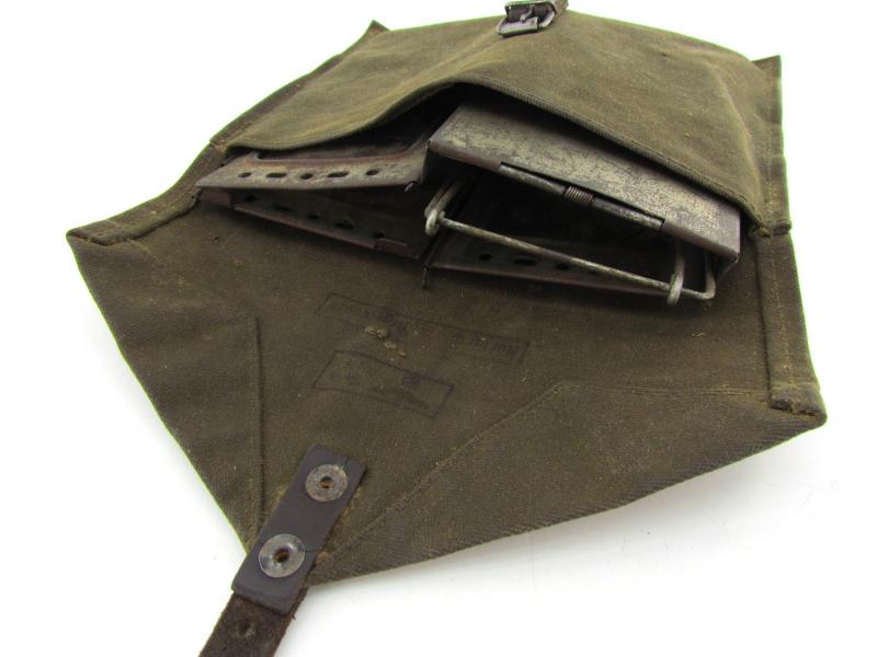 German WWI Folding Lantern in Pouch