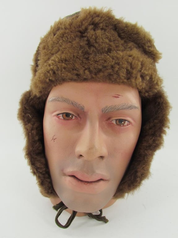 WW2 Bulgarian ( Civillian ) Fur Winter Hat