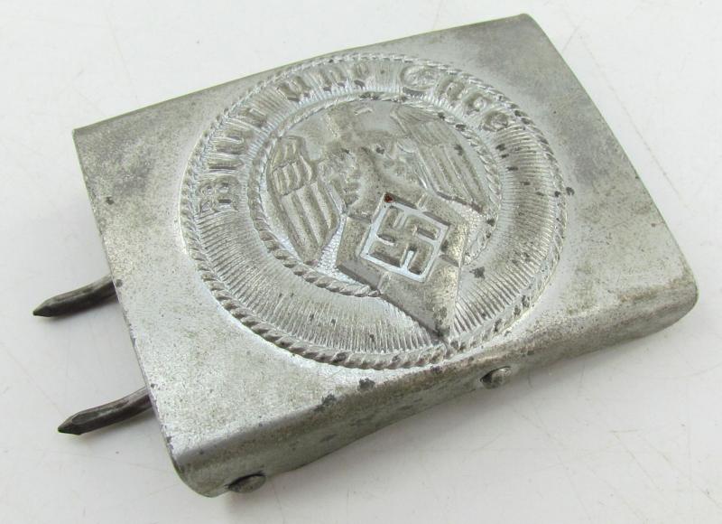 Hitler Youth Belt Buckle RZM M4-39 ( “Crank Catch”)