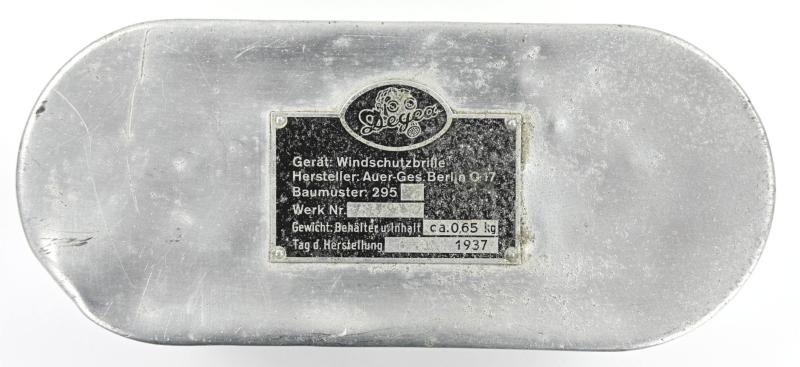 German LW Flying Goggles Case Model 295