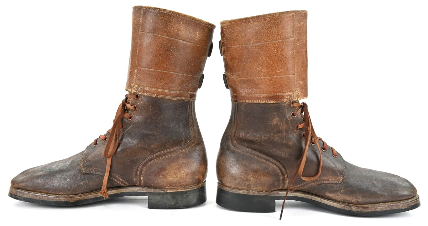 US WW2 Double Buckle Combat Boots