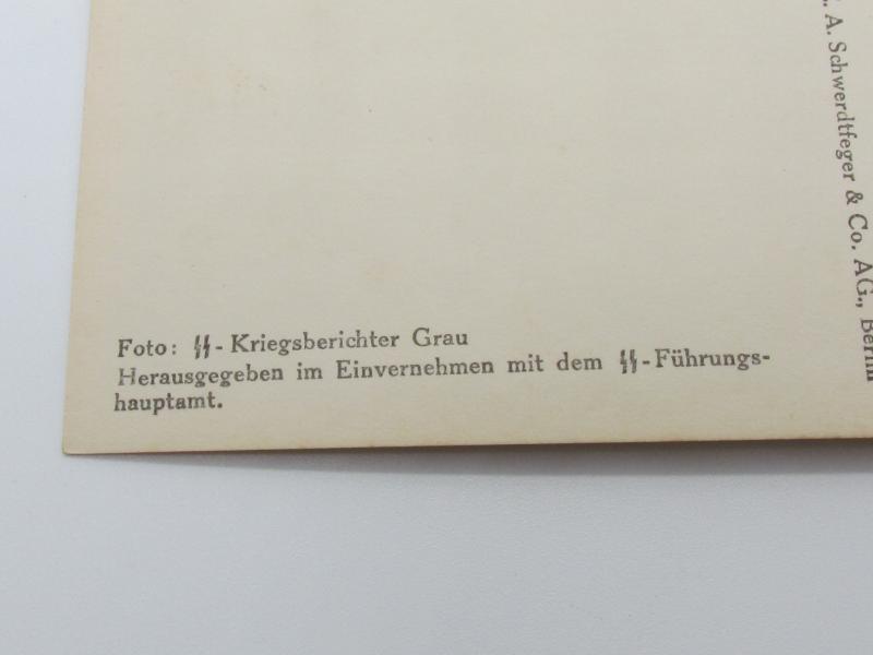 Postcard : Unsere Waffen-SS
