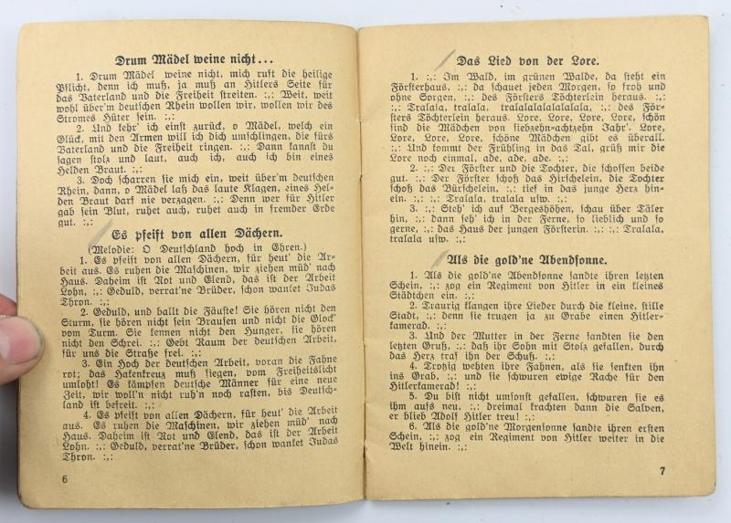 German NSDAP/SA Songbook