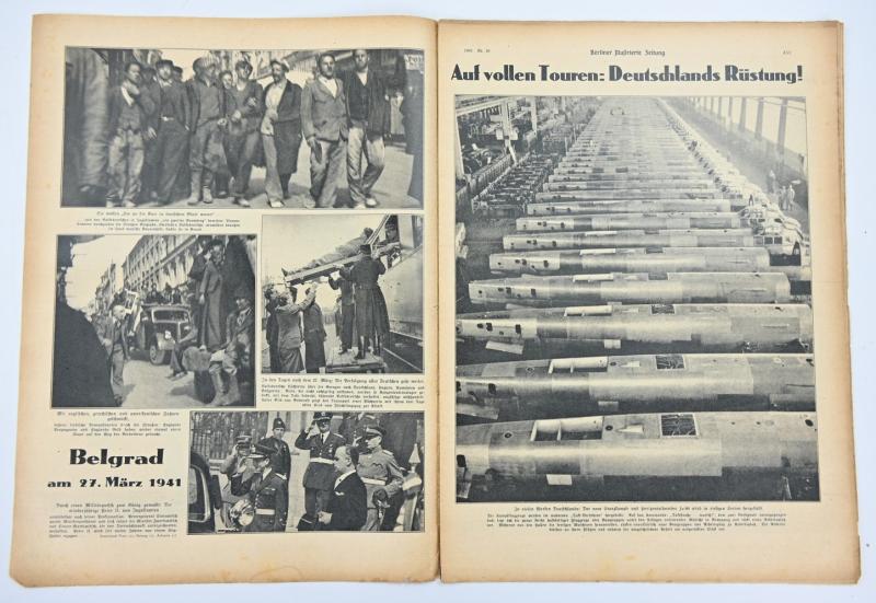 German Berliner Illustrierte Zeitung Newspaper April 1941