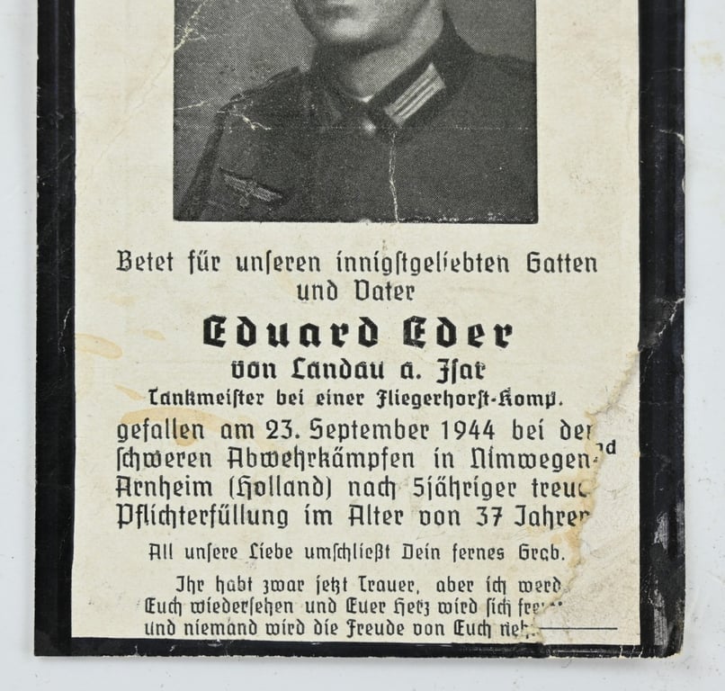 German WH Deathcard Market Garden