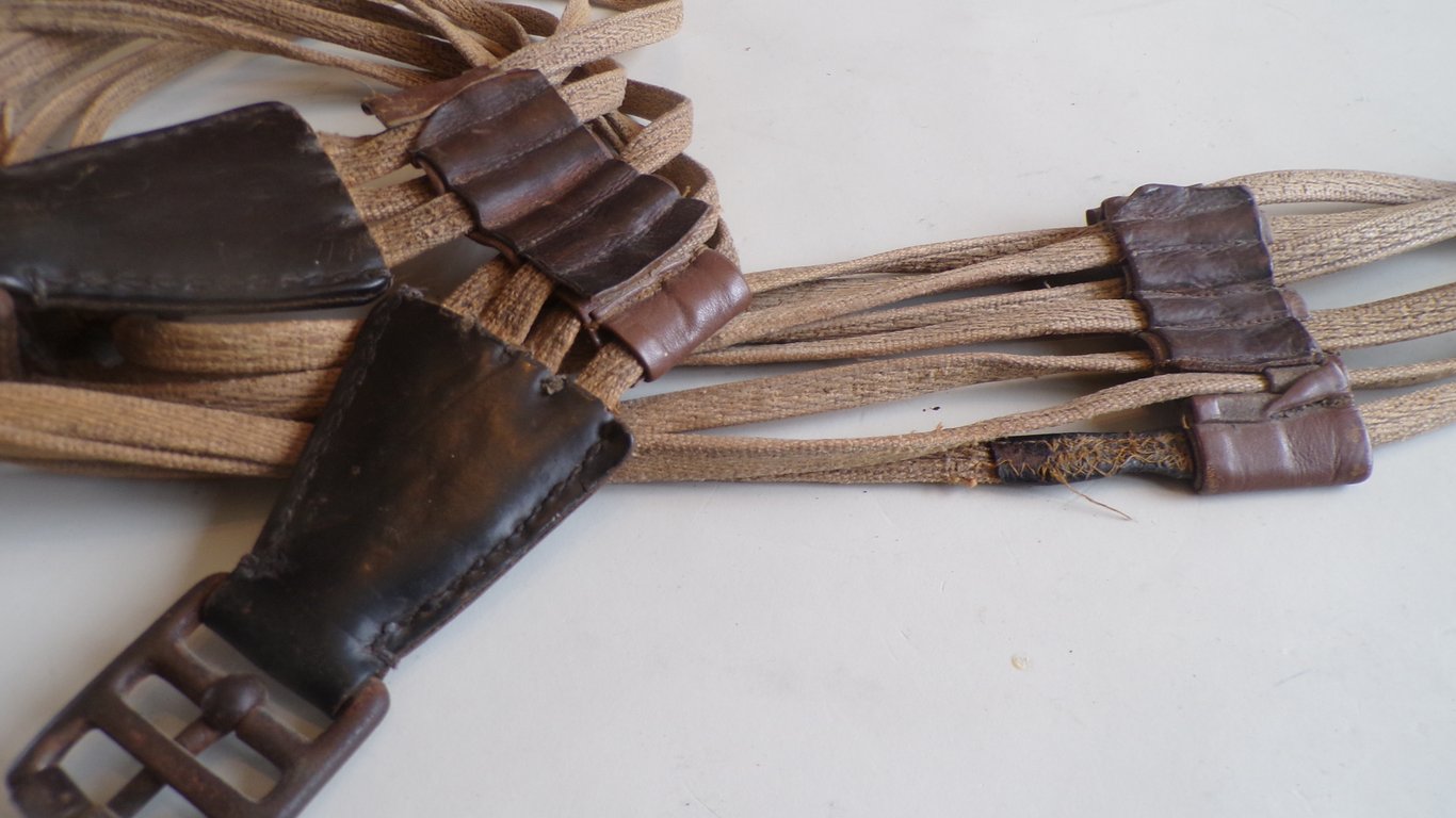Rare Cavalry Saddlebag Securing Belt - C. Pose 1916