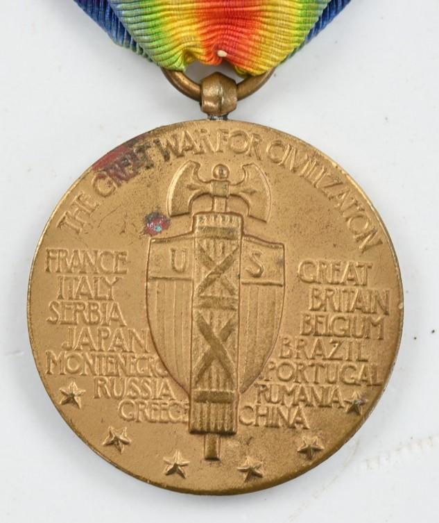 US WW1 Victory Medal with Picture