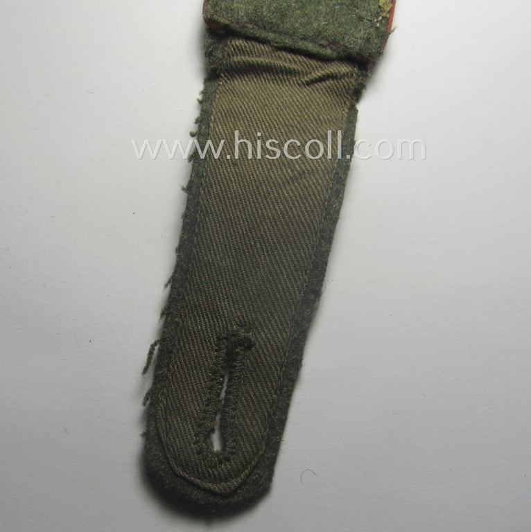 Single, WH (Heeres) 'M40 o. M43'-pattern, NCO-type shoulderstrap: 'Uffz. eines Pz- o. Panzerjäger-Abtlgs. o. Rgts.'