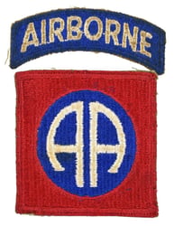 US WW2 82nd Airborne Division SSI