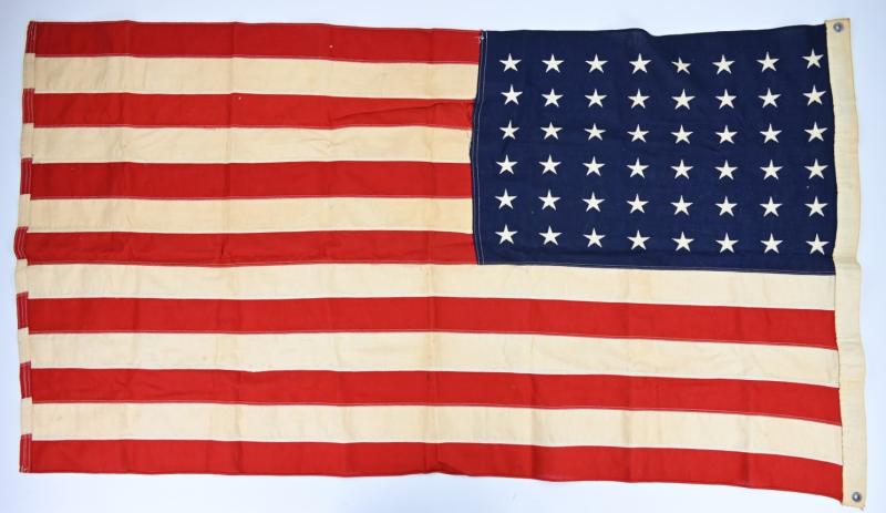 US WW2 48 Star Stars & Stripes National Flag 'Bull-dog'