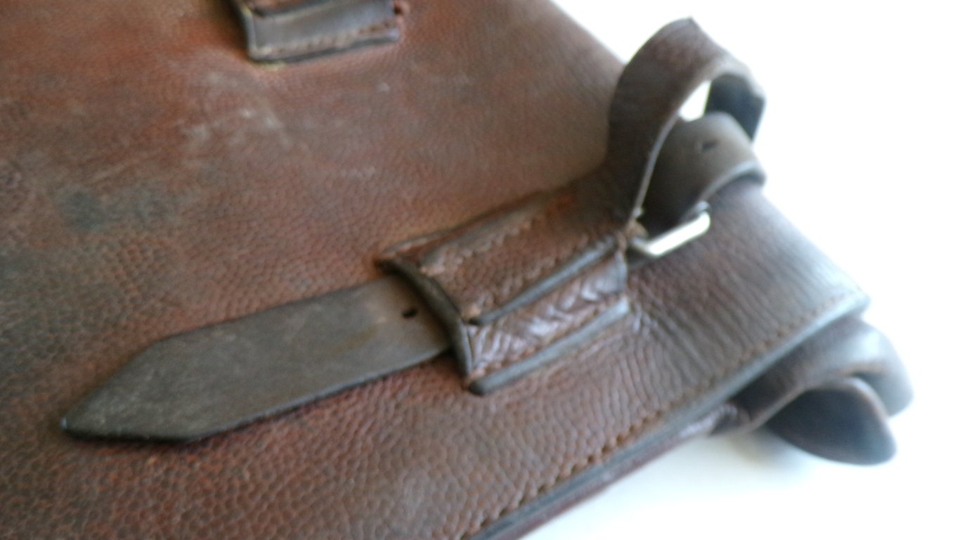 Early Brown Officer's Map Case with Ypern Map