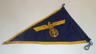 Kriegsmarine Officers car pennant