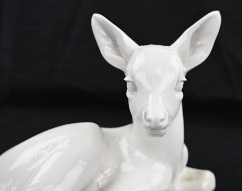 German SS Allach Porcelain 'Lying Fawn'