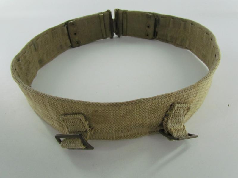 British WWII Webbing Combat Belt