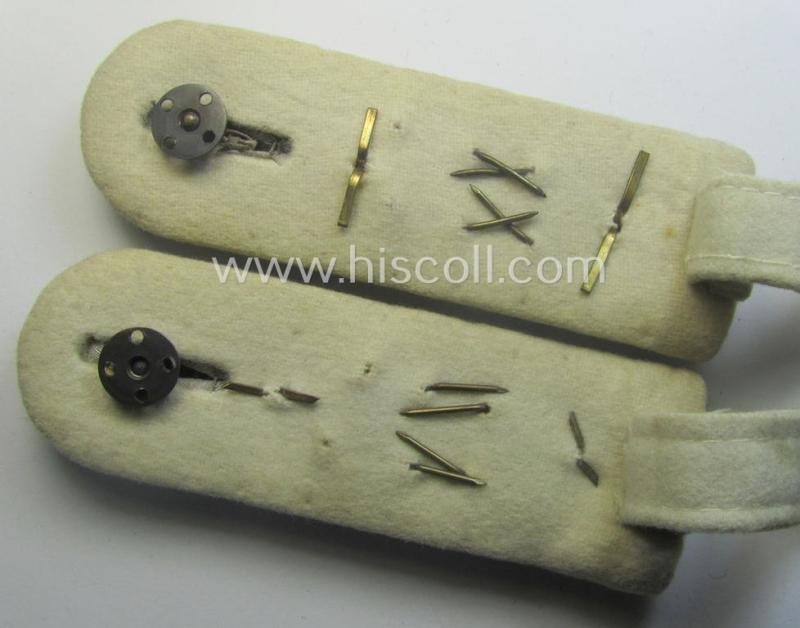 Pair of fully matching - and neatly 'cyphered'! - WH (Heeres) officers'-type shoulderboards as was intended for - and clearly worn by! - a: 'Hauptmann des Infanterie-Rgts. 56'