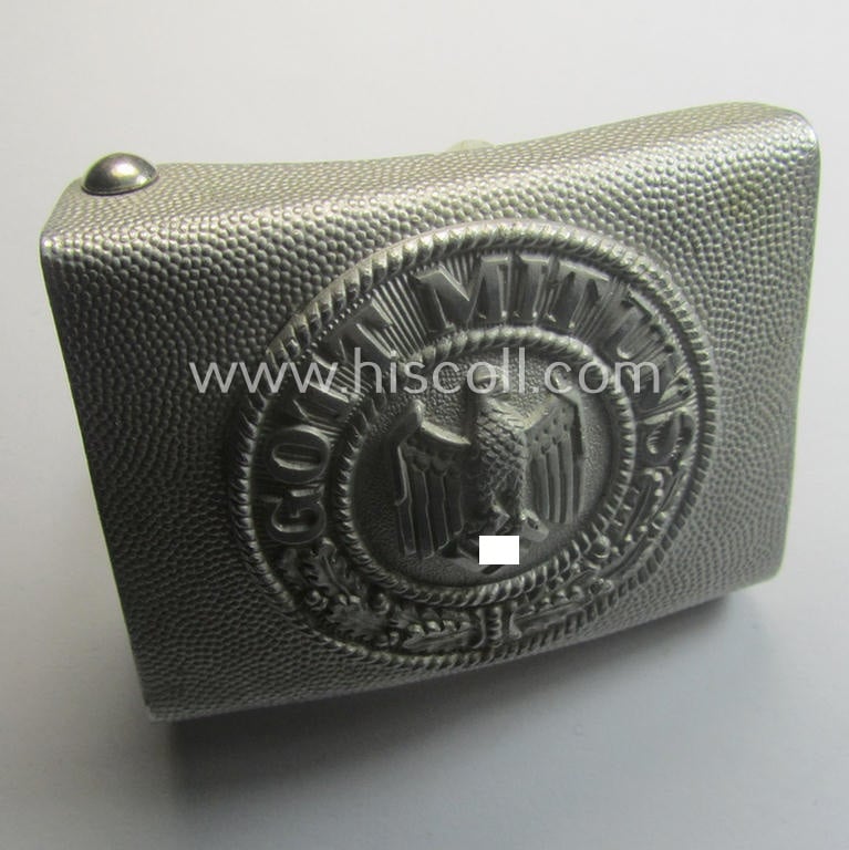 WH (Heeres) 'standard'-pattern, aluminium-based (dress- ie. 'Ausgeh'-pattern) belt-buckle