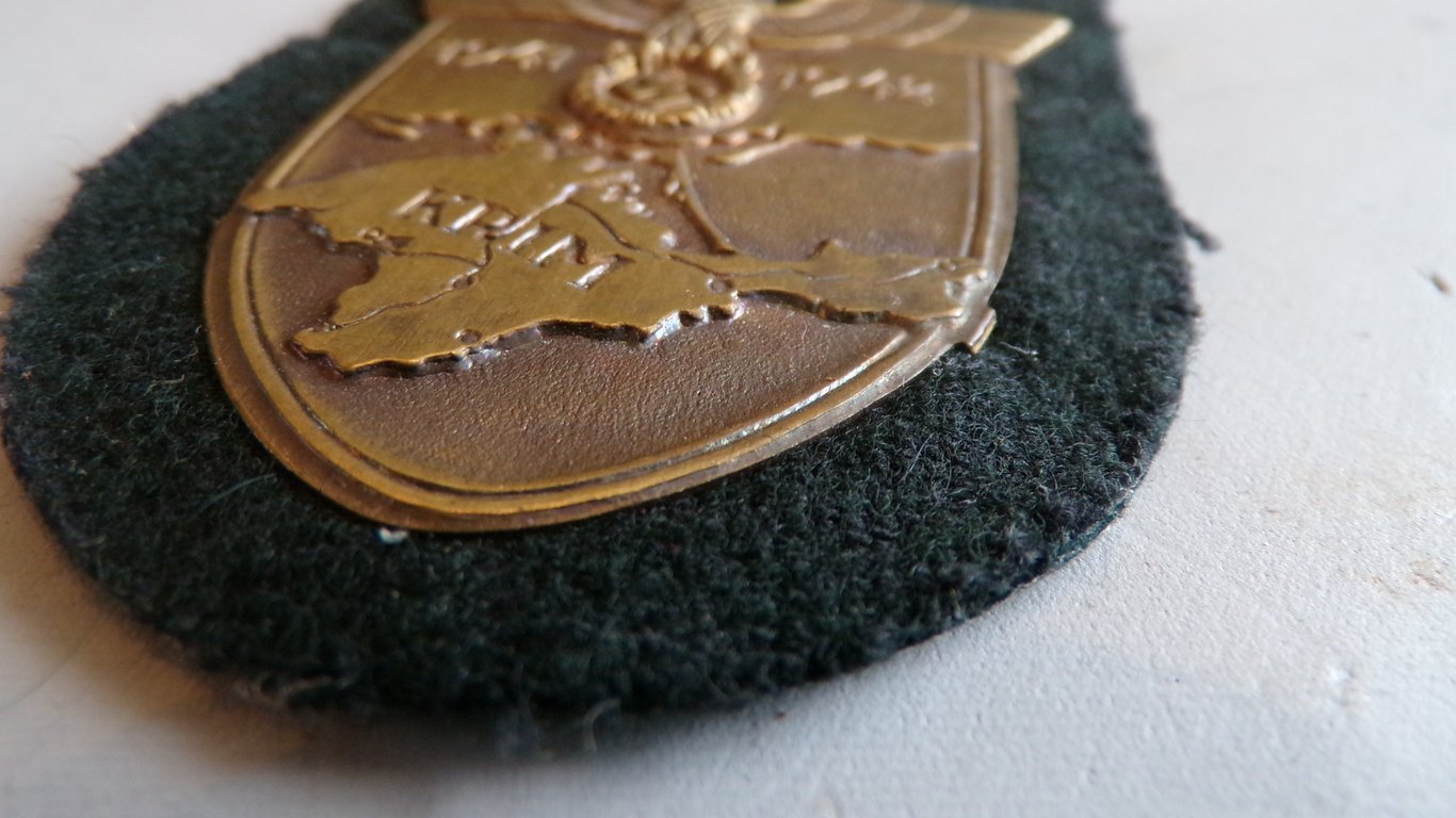 Krimschild ( Krim shield ) black panzer backing
