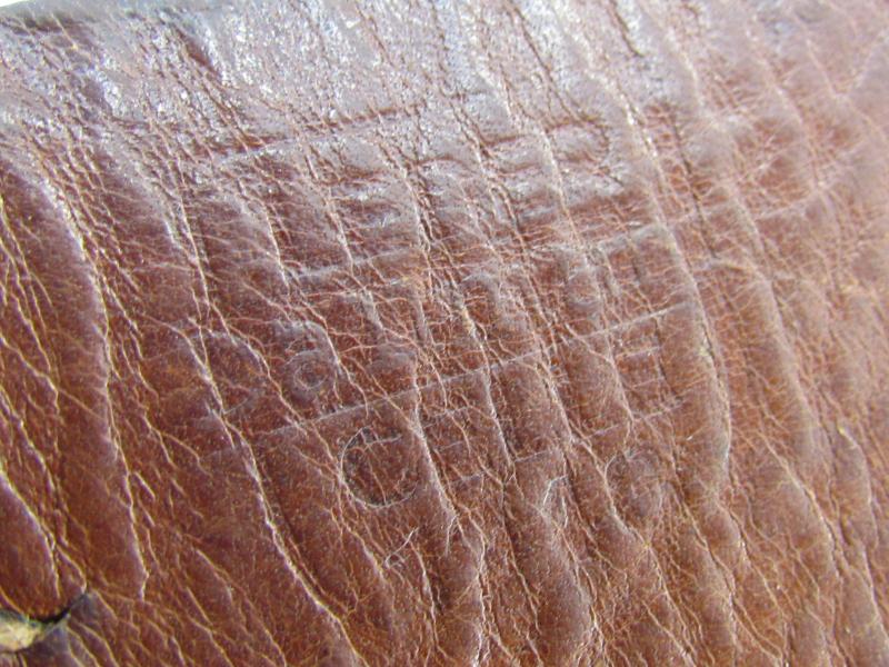 Wehrmacht Brown Leather officer ‘Zweidorn’ double claw belt