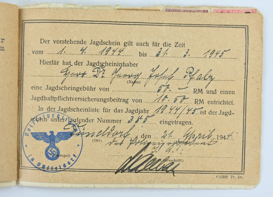 German Third Reich Hunting