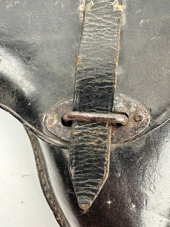 Original German WWII P38 Hardshell Leather Holster 1943