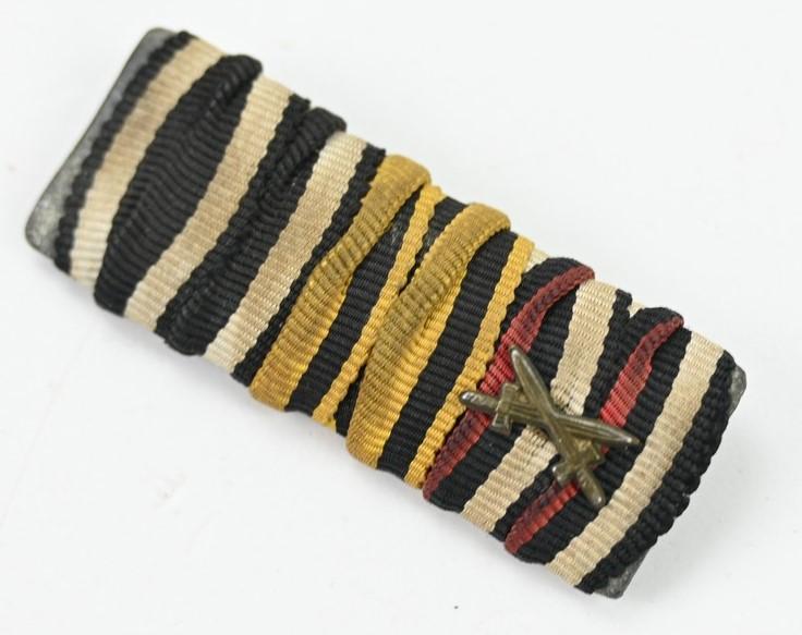 German WW1 3-Piece Medal Ribbonbar