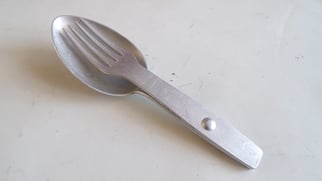 Wehrmacht Alu Folding Spork (Goffel) - WSM 39