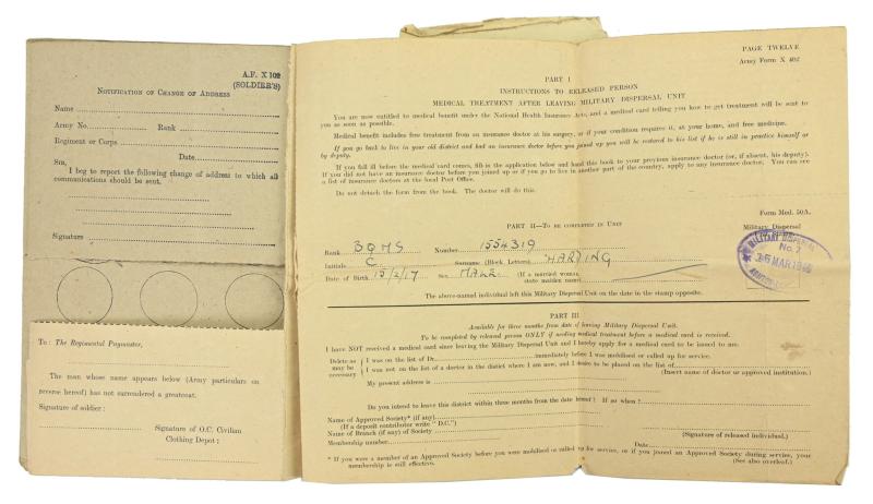 British WW2 21st Army Group Named Grouping