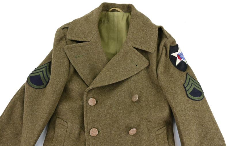 US WW2 EM/NCO Winter Greatcoat 2nd Infantry Division