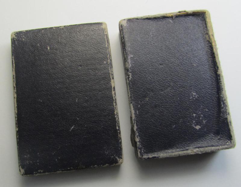 Empty, darker-blue-toned- and 'generic'-styled 'LDO'-etui ie. box being a nicely preserved example that comes in an overall nice- ie. clearly used, condition