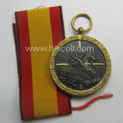 Spanish-issued, Spanish Civil-War commemorative-medal called: 'Medalla de la...