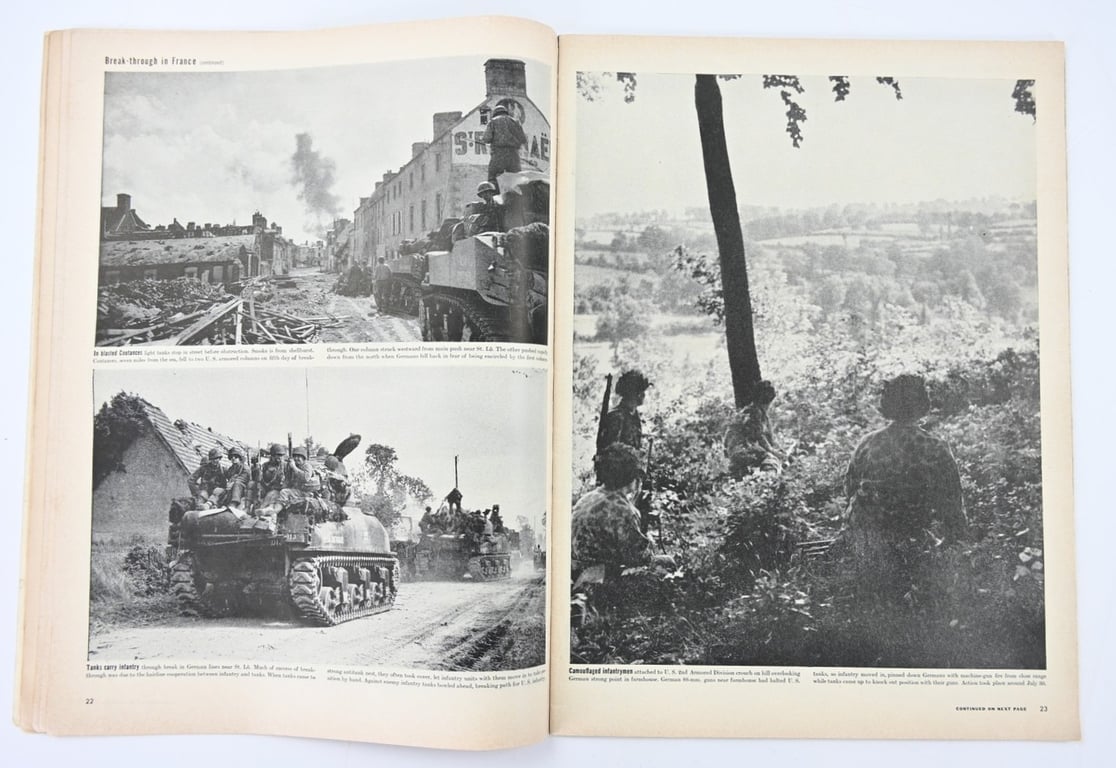 US WW2 Life Magazine August 1944 'Kelso C. Horne'