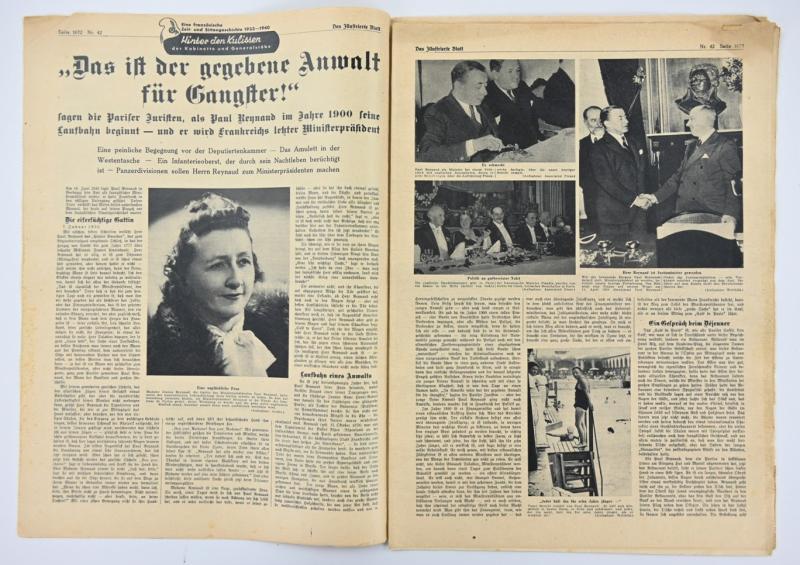 German Newspaper Frankfurter Illustrierte 19 October 1940