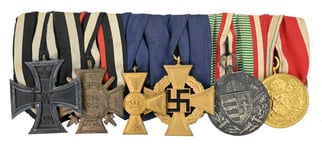 German WH Service Medalbar