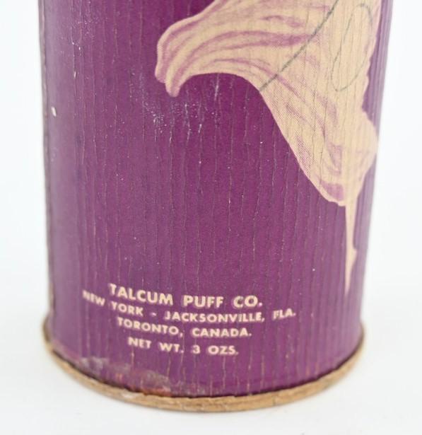US WW2 Era Bottle of Talc 'Fleur de Gloire'