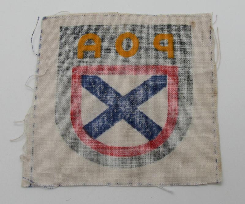 German WWII Russian POA Volunteer Sleeve Shield