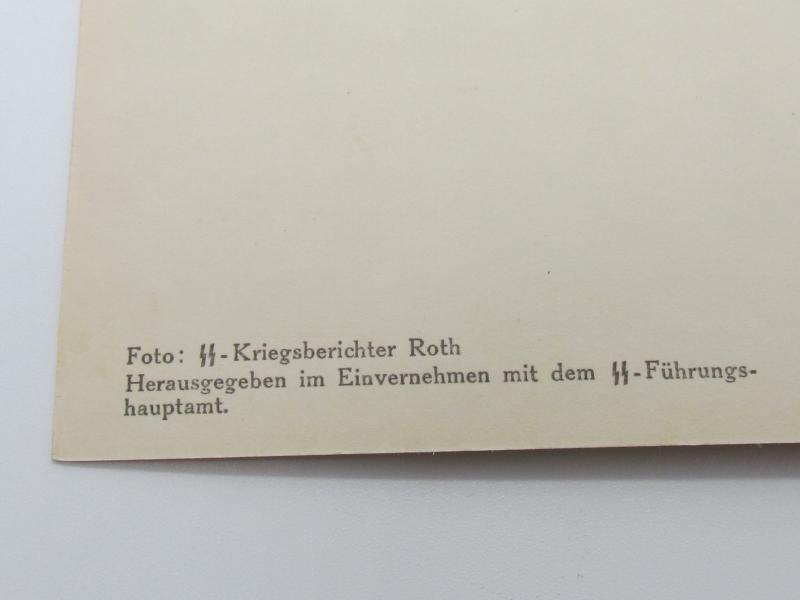 Postcard : Unsere Waffen-SS